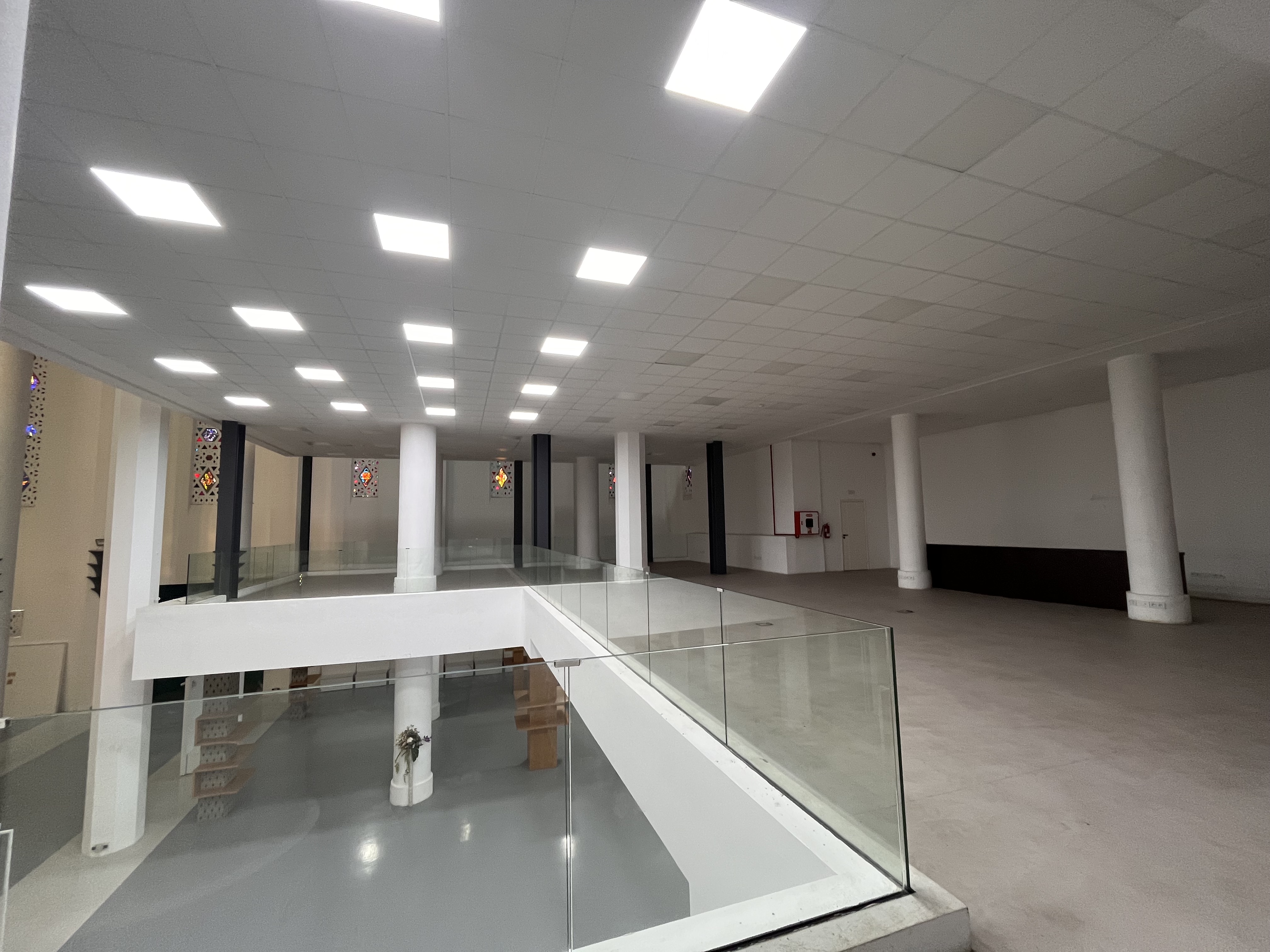 Espace intérieur de l'Ex Église Sacré-Cœur