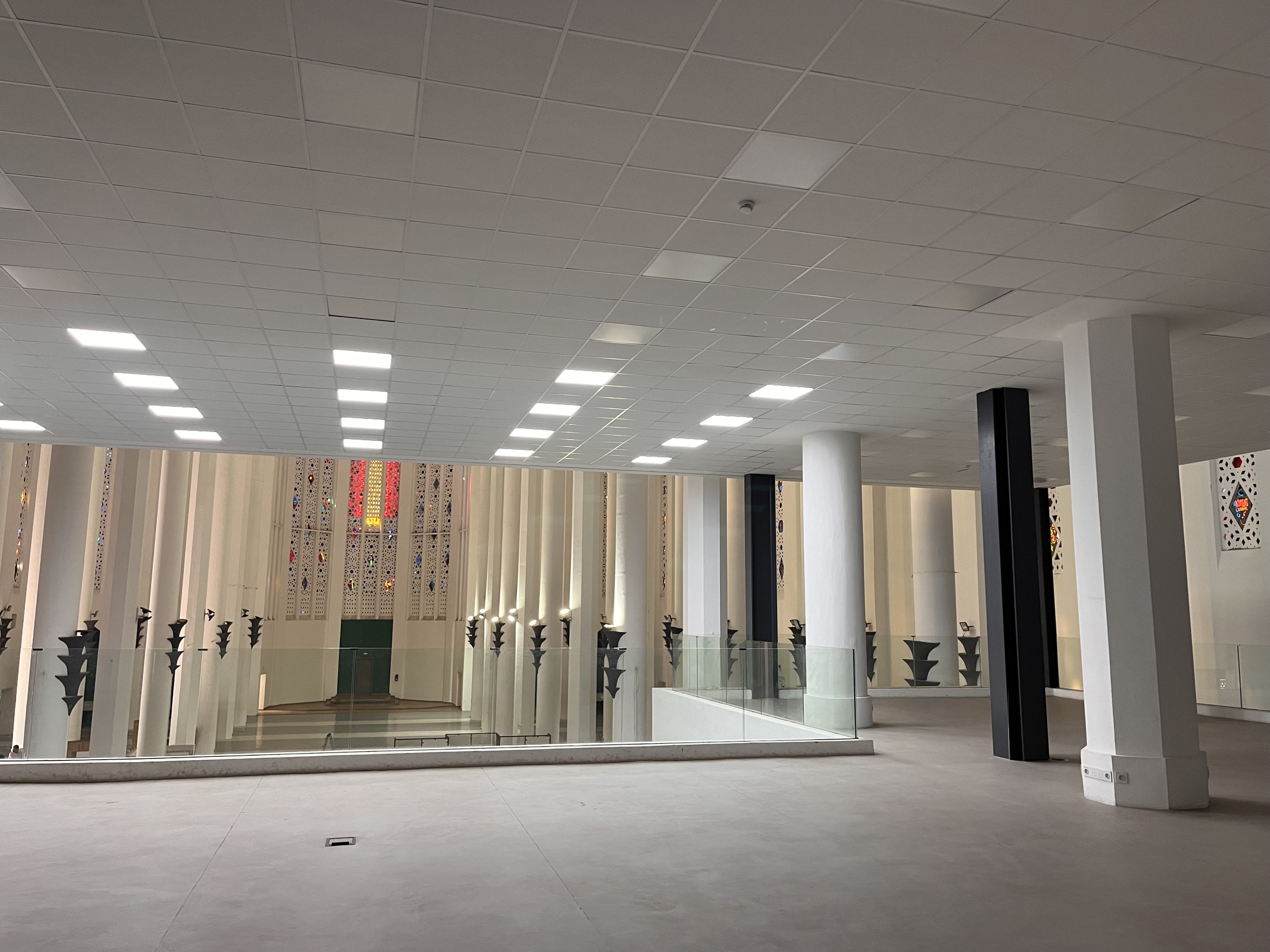 Détails architecturaux de l'Ex Église Sacré-Cœur